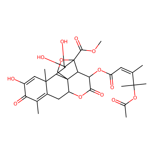 Dehydrobruceantinol structure