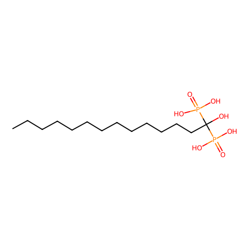 (1-羟基-1-膦酸基十四烷基)膦酸 structure