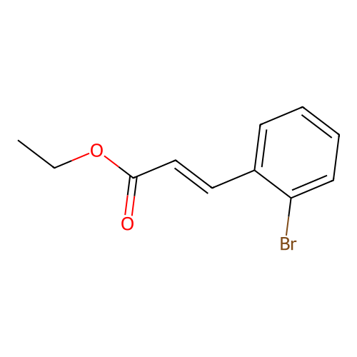Ethyl 3-(2-bromophenyl)-2-cyano-2-propenoate structure