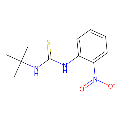 1-Tert-butyl-3-(2-nitrophenyl)thiourea structure