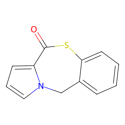 11H-pyrrolo[2,1-c][1,4]benzothiazepin-6-one structure