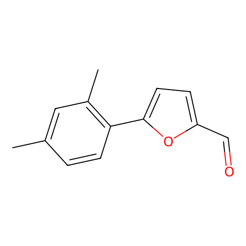 5-(2,4-Dimethylphenyl)furan-2-carbaldehyde structure