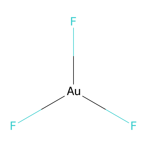 三氟化金 structure