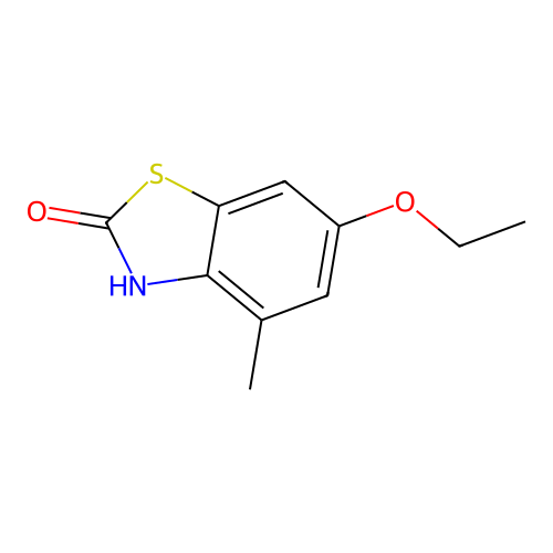 2(3H)-Benzothiazolone, 6-ethoxy-4-methyl- structure