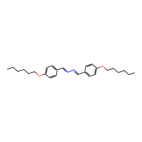 1-(4-hexoxyphenyl)-N-[(4-hexoxyphenyl)methyleneamino]methanimine structure