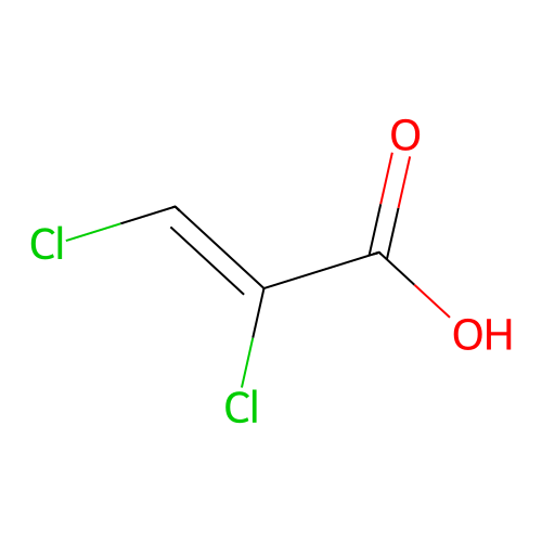 (2Z)-2,3-Dichloro-2-propenoic acid structure