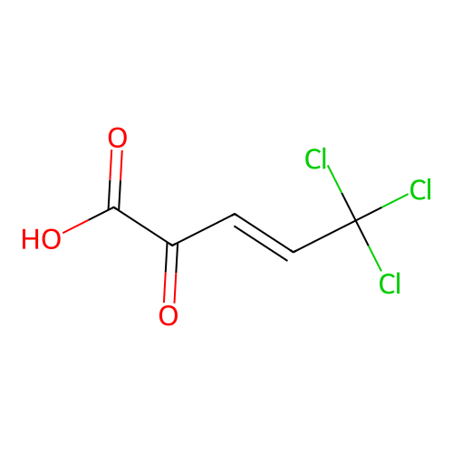 3-Pentenoic acid, 5,5,5-trichloro-2-oxo- structure