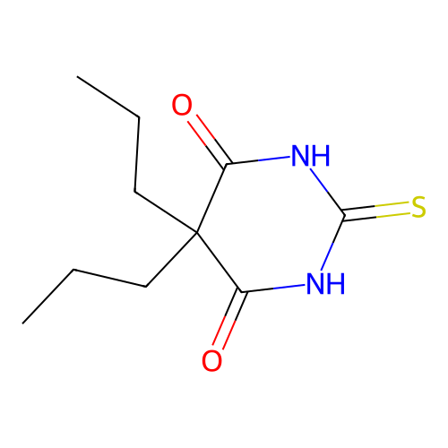 5,5-Dipropyl-2-sulfanylidene-1,3-diazinane-4,6-dione structure