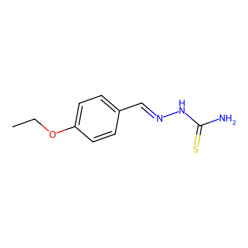 {[(4-Ethoxyphenyl)methylidene]amino}thiourea structure