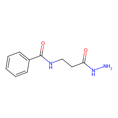 N-(3-hydrazino-3-oxopropyl)benzamide structure