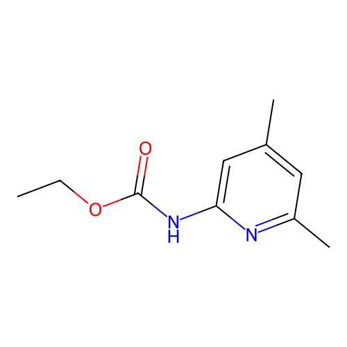 乙基 N-(4,6-二甲基吡啶-2-基)氨基甲酸酯 structure