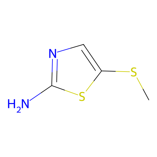 5-(甲硫基)噻唑-2-胺 structure