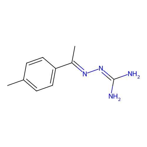 2-(1-(p-Tolyl)ethylidene)hydrazine-1-carboximidamide structure
