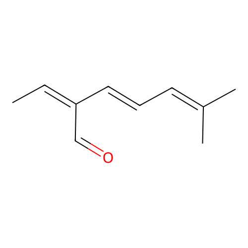 3,5-Heptadienal, 2-ethylidene-6-methyl- structure