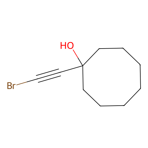 Cyclooctanol, 1-(2-bromoethynyl)- structure