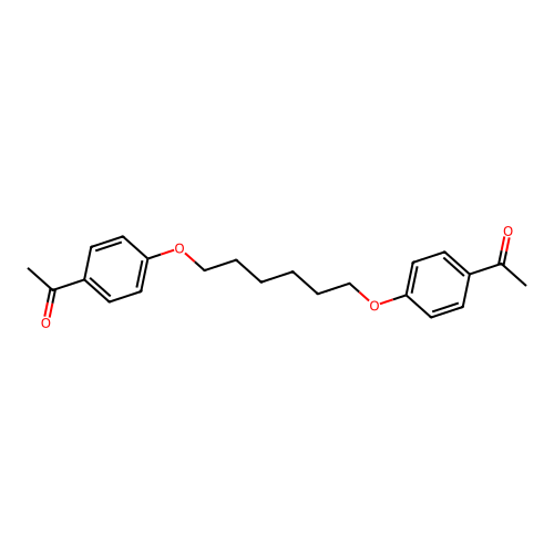 1-[4-[6-(4-Acetylphenoxy)hexoxy]phenyl]ethanone structure