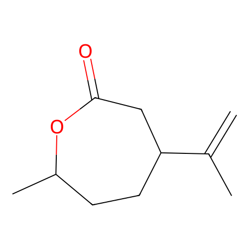 4-Isopropenyl-7-methyloxepan-2-one structure