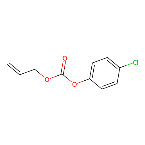 碳酸烯丙基对氯苯酯 structure