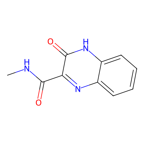 N-methyl-3-oxo-4H-quinoxaline-2-carboxamide structure