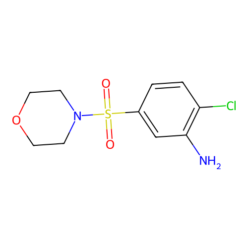 2-Chloro-5-(morpholine-4-sulfonyl)-phenylamine structure