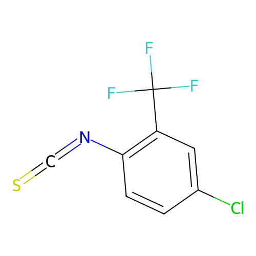 4-Chloro-2-(trifluoromethyl)phenyl isothiocyanate structure