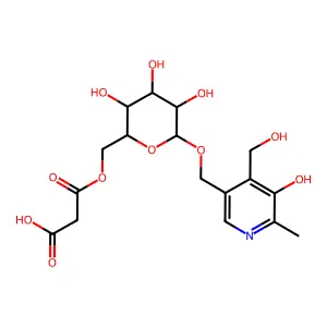2,4-Diamino-6-(bis-2-chloroethyl)aminomethylpteridine structure