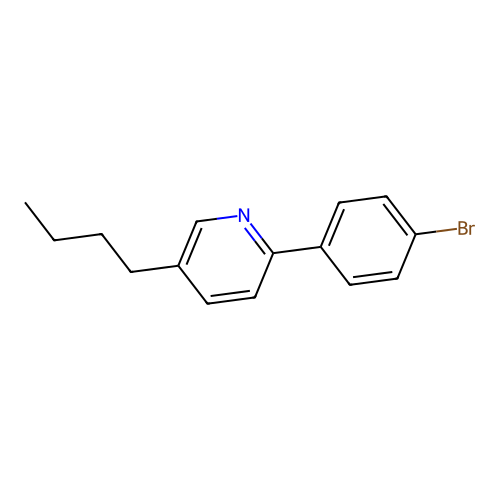 2-(4-Bromophenyl)-5-butylpyridine structure