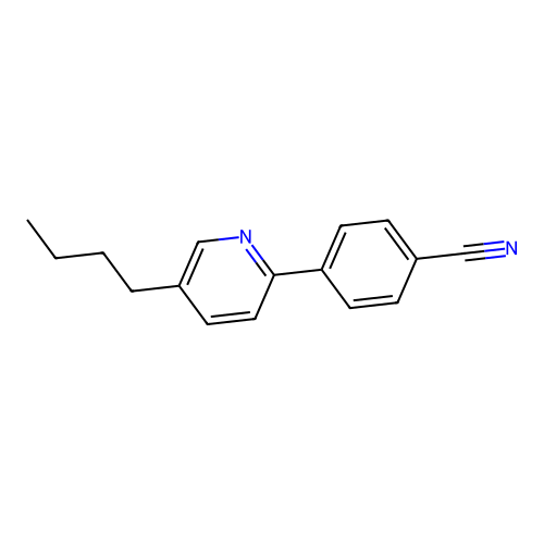 4-(5-Butylpyridin-2-yl)benzonitrile structure