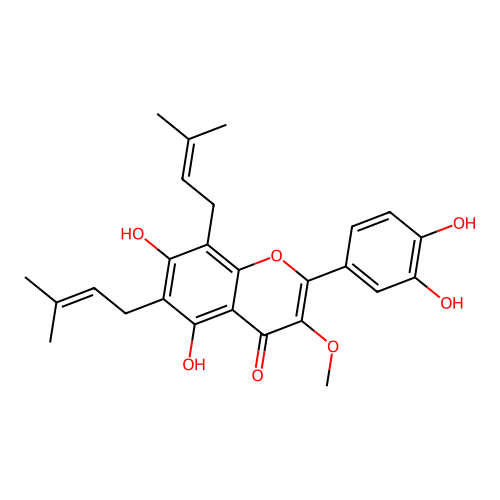 Broussoflavonol B structure
