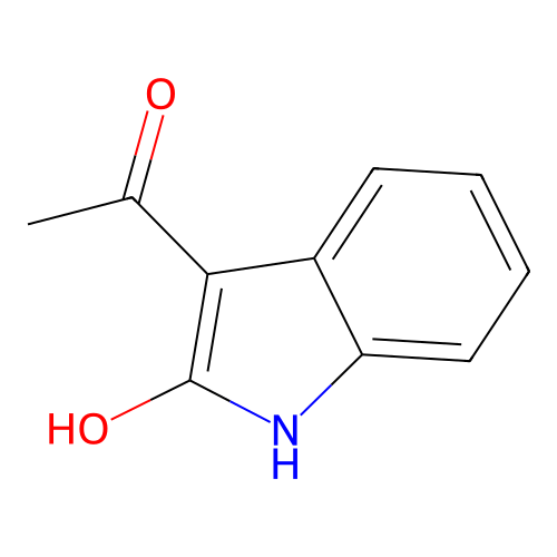 1-(2-hydroxy-1H-indol-3-yl)ethanone structure