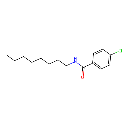 4-chloro-N-octylbenzamide structure