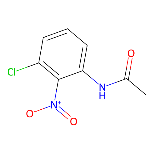 N-(3-chloro-2-nitrophenyl)acetamide structure