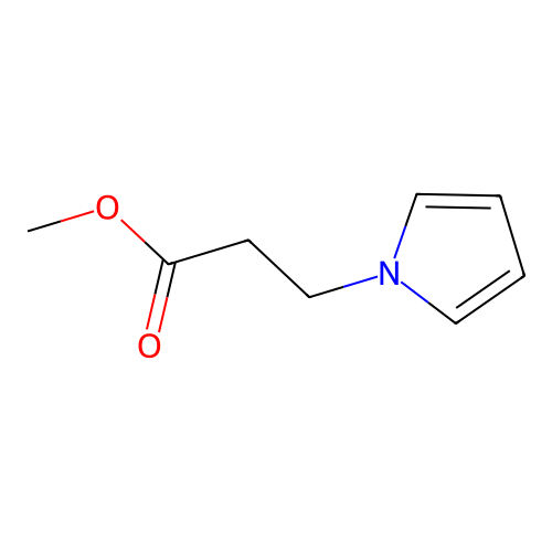 1H-Pyrrole-1-propanoic acid, methyl ester structure