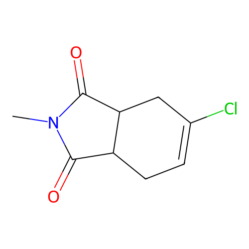 1H-Isoindole-1,3(2H)-dione, 5-chloro-3a,4,7,7a-tetrahydro-2-methyl- structure