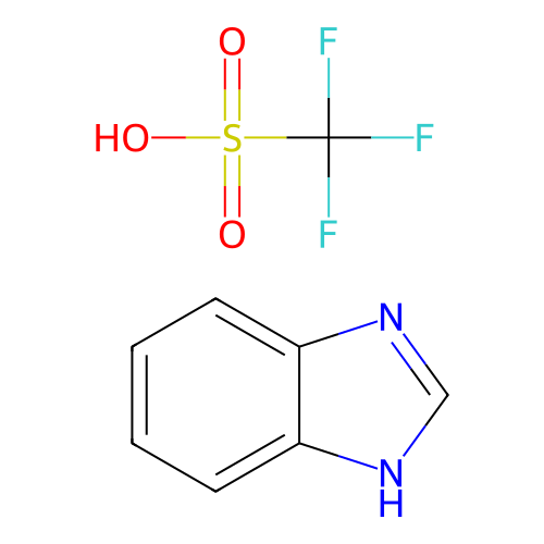 1H-Benzimidazole Trifluoromethanesulfonate structure