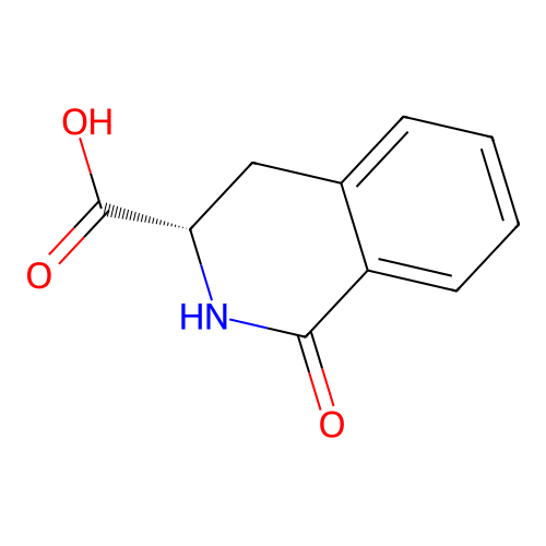 (S)-1-Oxo-1,2,3,4-tetrahydroisoquinoline-3-carboxylic acid structure