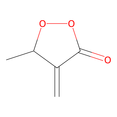 5-Methyl-4-methylene-1,2-dioxolan-3-one structure