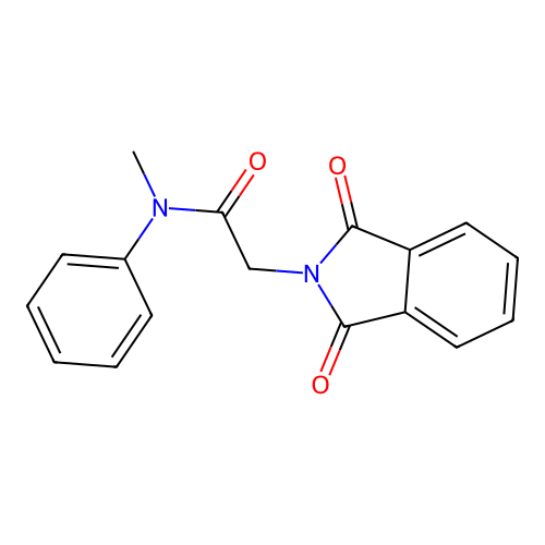 2-(1,3-dioxoisoindolin-2-yl)-N-methyl-N-phenylacetamide structure