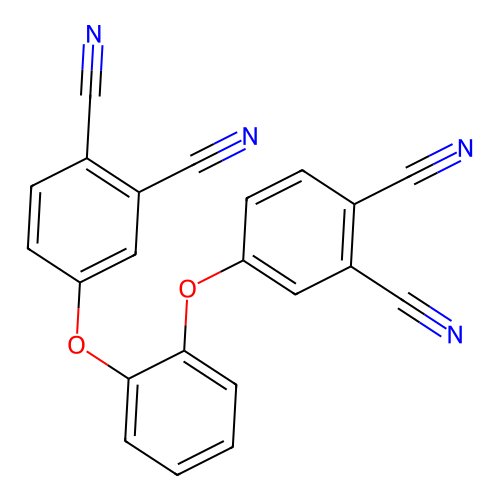 1,2-Benzenedicarbonitrile, 4,4'-[1,2-phenylenebis(oxy)]bis- structure