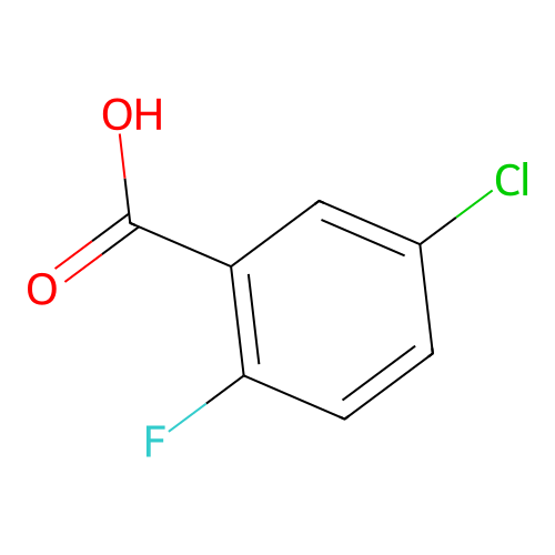 5-Chloro-2-fluorobenzoic acid structure