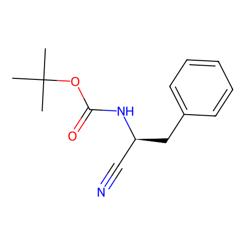(S)-tert-Butyl (1-cyano-2-phenylethyl)carbamate structure