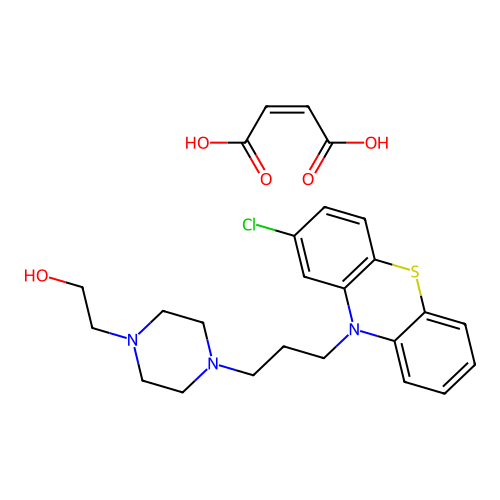 Perphenazine maleate structure