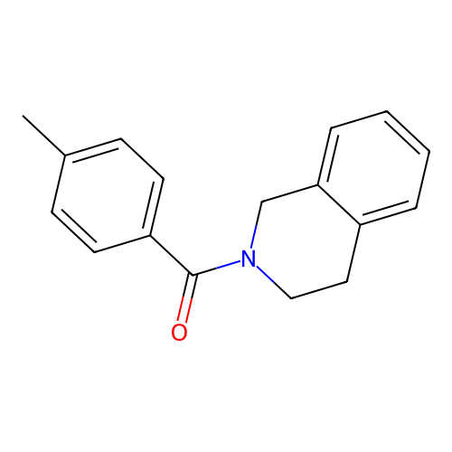 2-(4-Methylbenzoyl)-1,2,3,4-tetrahydroisoquinoline structure