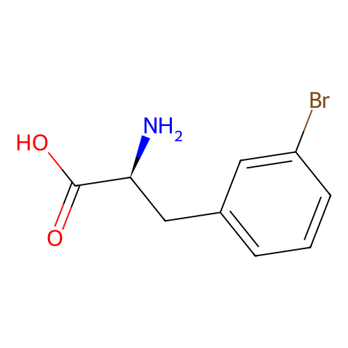 3-Bromo-L-phenylalanine structure