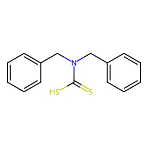 二苄基二硫代氨基甲酸 structure