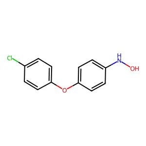 4-(4-氯苯氧基)-N-羟基苯胺 structure