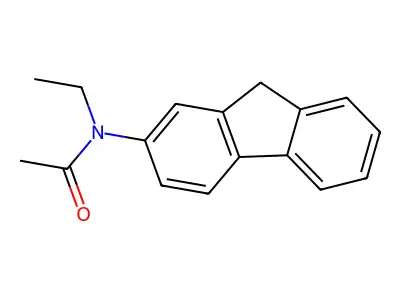 Acetamide, N-ethyl-N-9H-fluoren-2-yl- structure