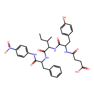 2-(Phenylalanylglycyl)amino-3-(4-nitrophenyl)-1,3-propanediol structure