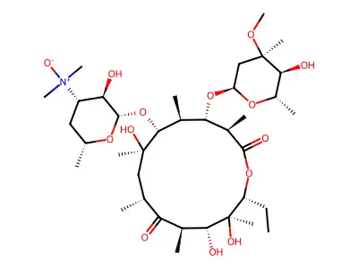 脱水红霉素N-氧化物 structure