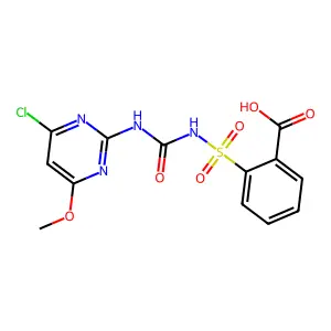 Chlorimuron structure